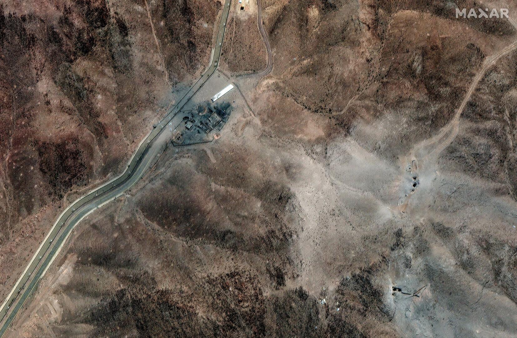 A satellite image shows new airstrike craters on the perimeter of the Fordow Fuel Enrichment Facility, near Qom A satellite image shows new airstrike craters on the perimeter of the Fordow Fuel Enrichment Facility, near Qom