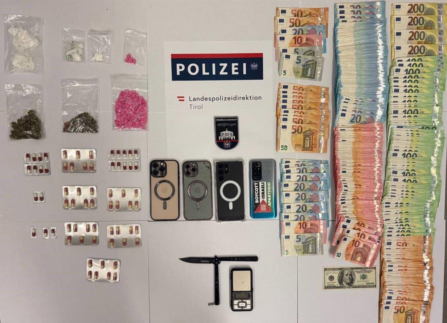 Sechs mutmaßliche Drogendealer in Innsbruck ausgeforscht