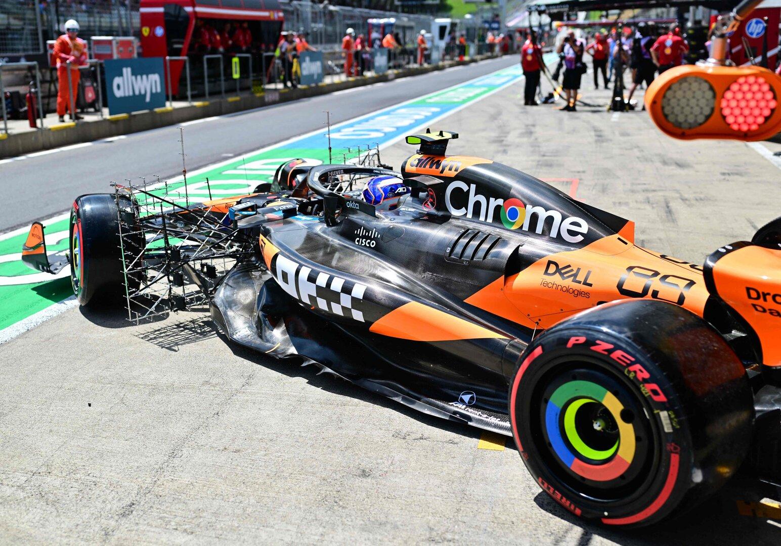 Formel 1: Ein Rookie verblüfft im ersten Training in Spielberg