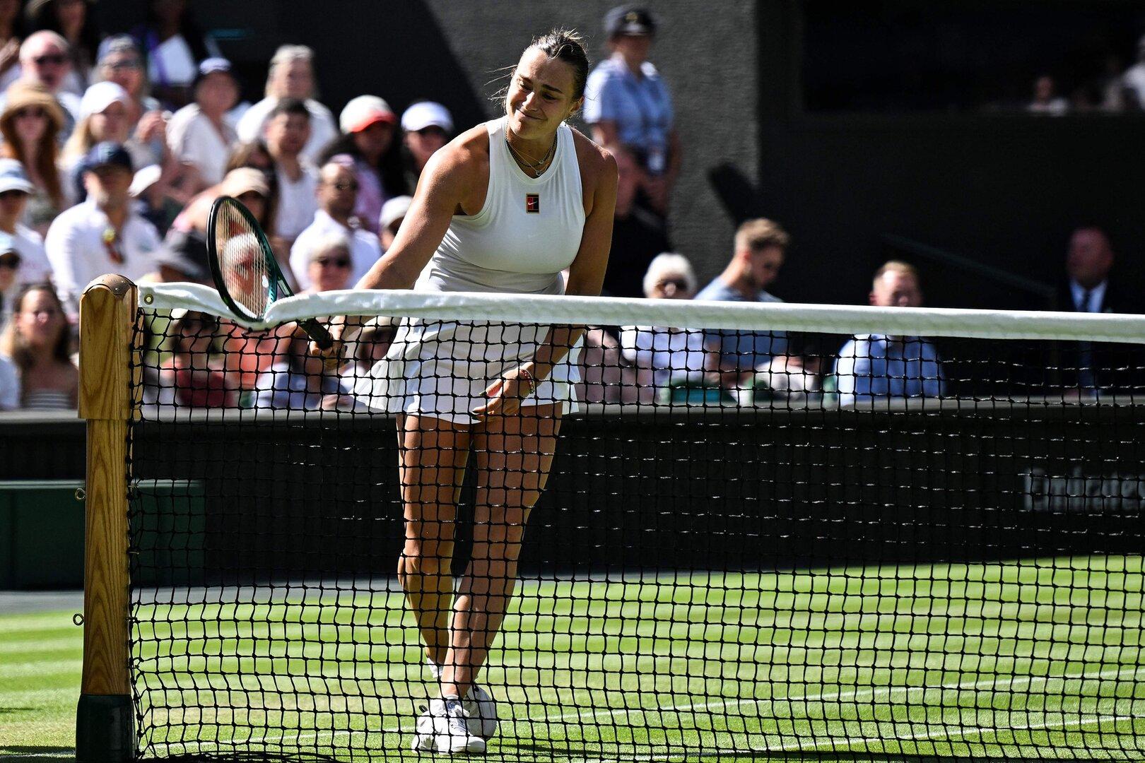Wimbledon: Sabalenka wendet das Debakel im letzten Moment ab