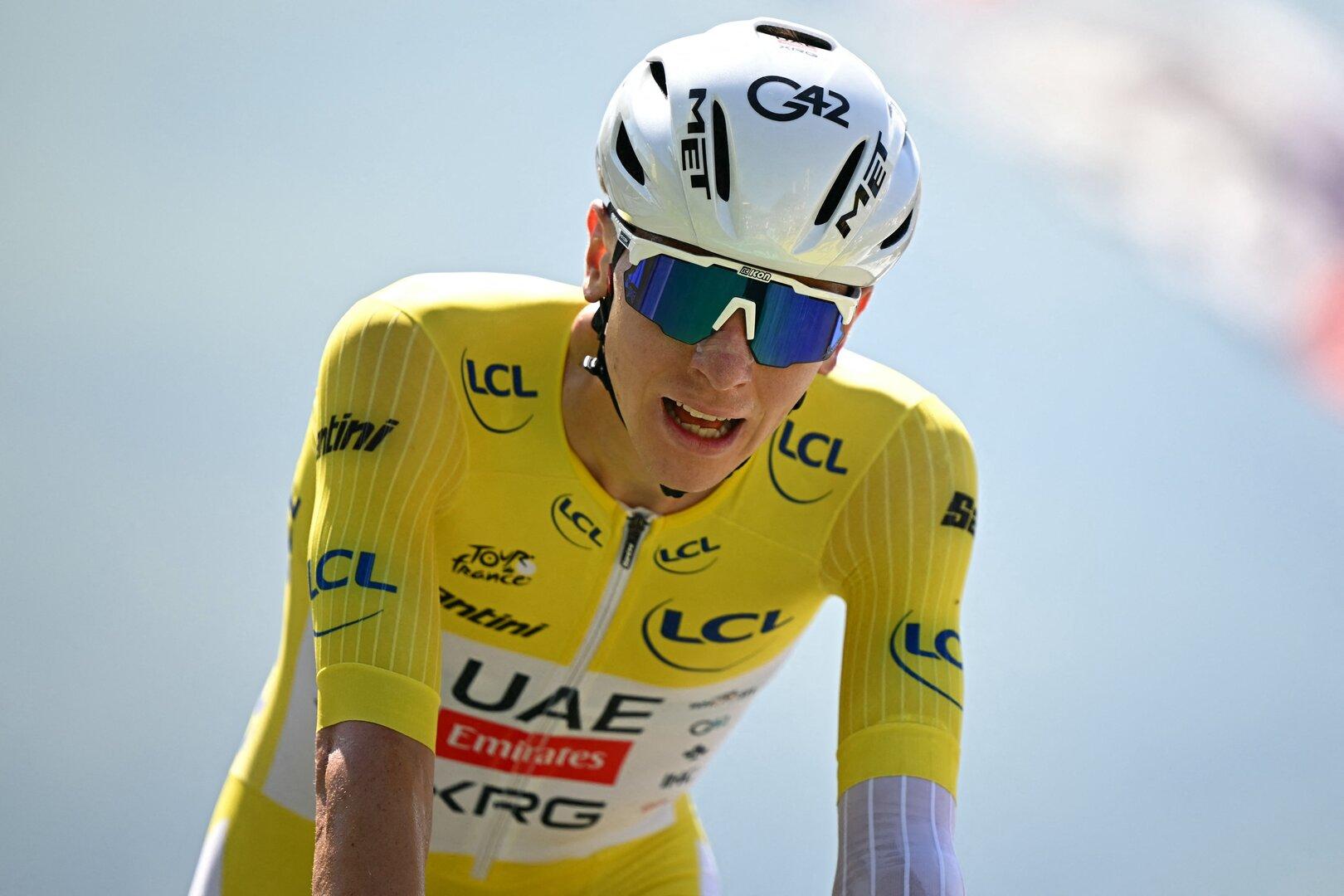 Sieger Pogacar: „Ich hätte mich am Ende fast übergeben“