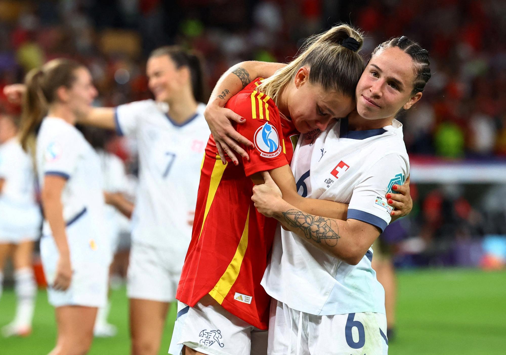 Švica v solzah in ponosu po izpadu iz evropskega prvenstva