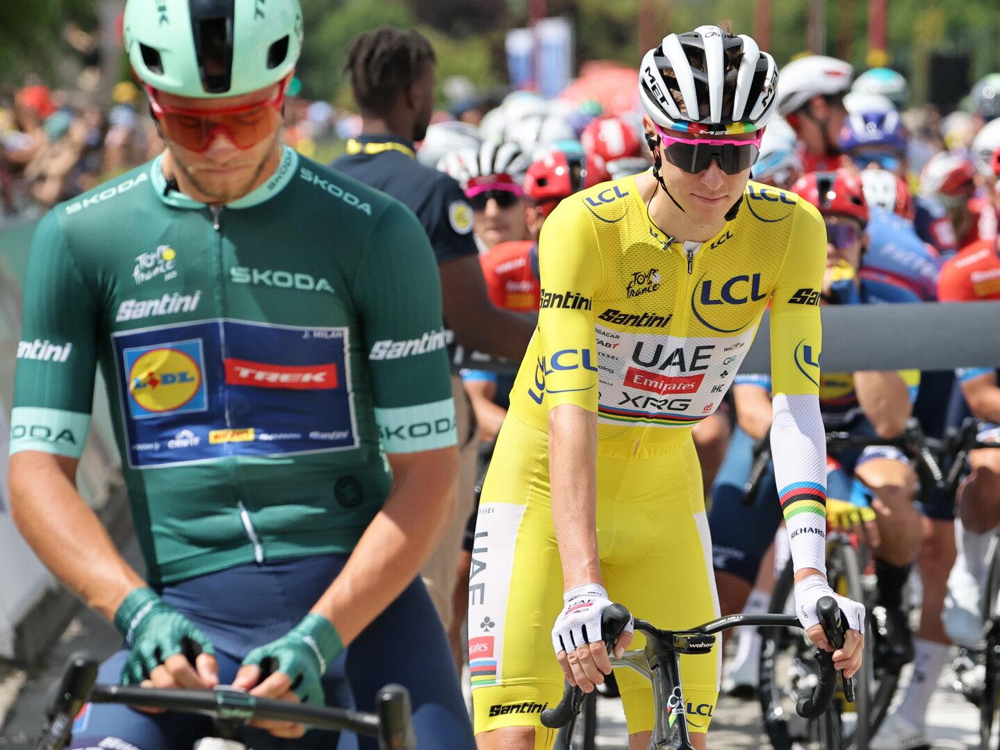 Pogacarjev neprijeten incident pred kraljevsko etapo Toura