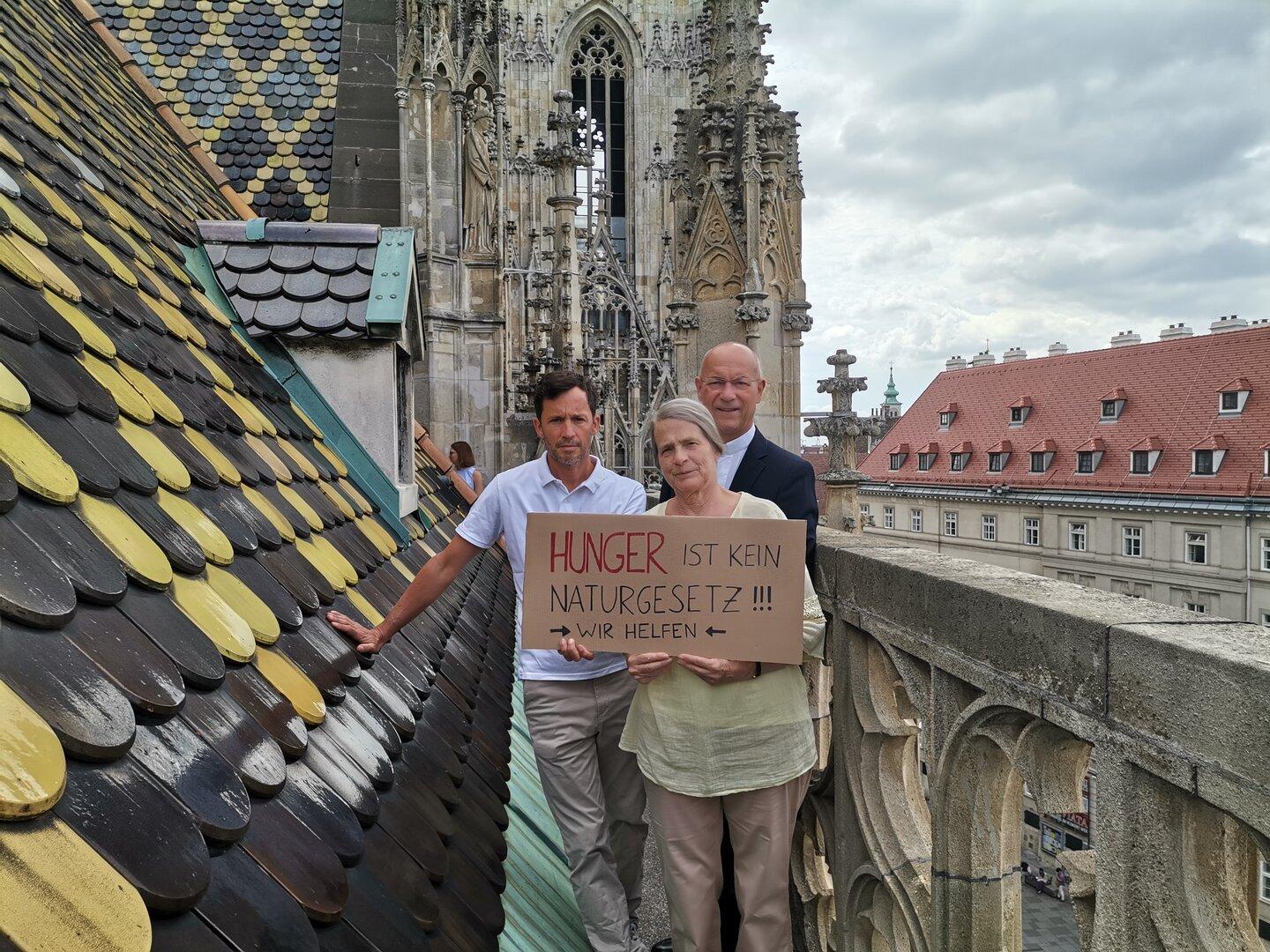 Zvonjenje 'polovične Pummerin' za boj proti lakoti in podnebni krizi