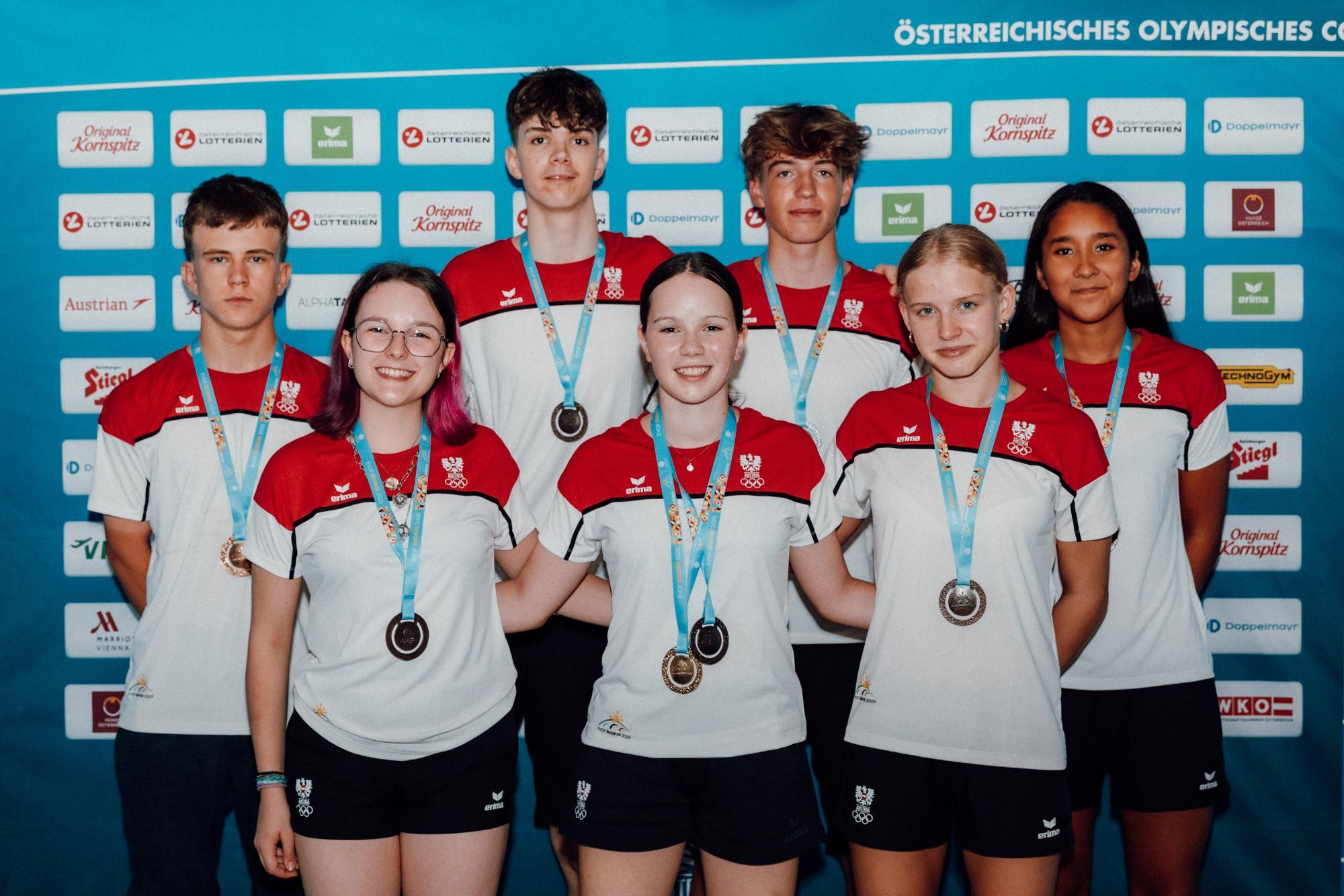 Avstrijski mladinski športniki dosegli rekord na Evropskih olimpijskih festivalih