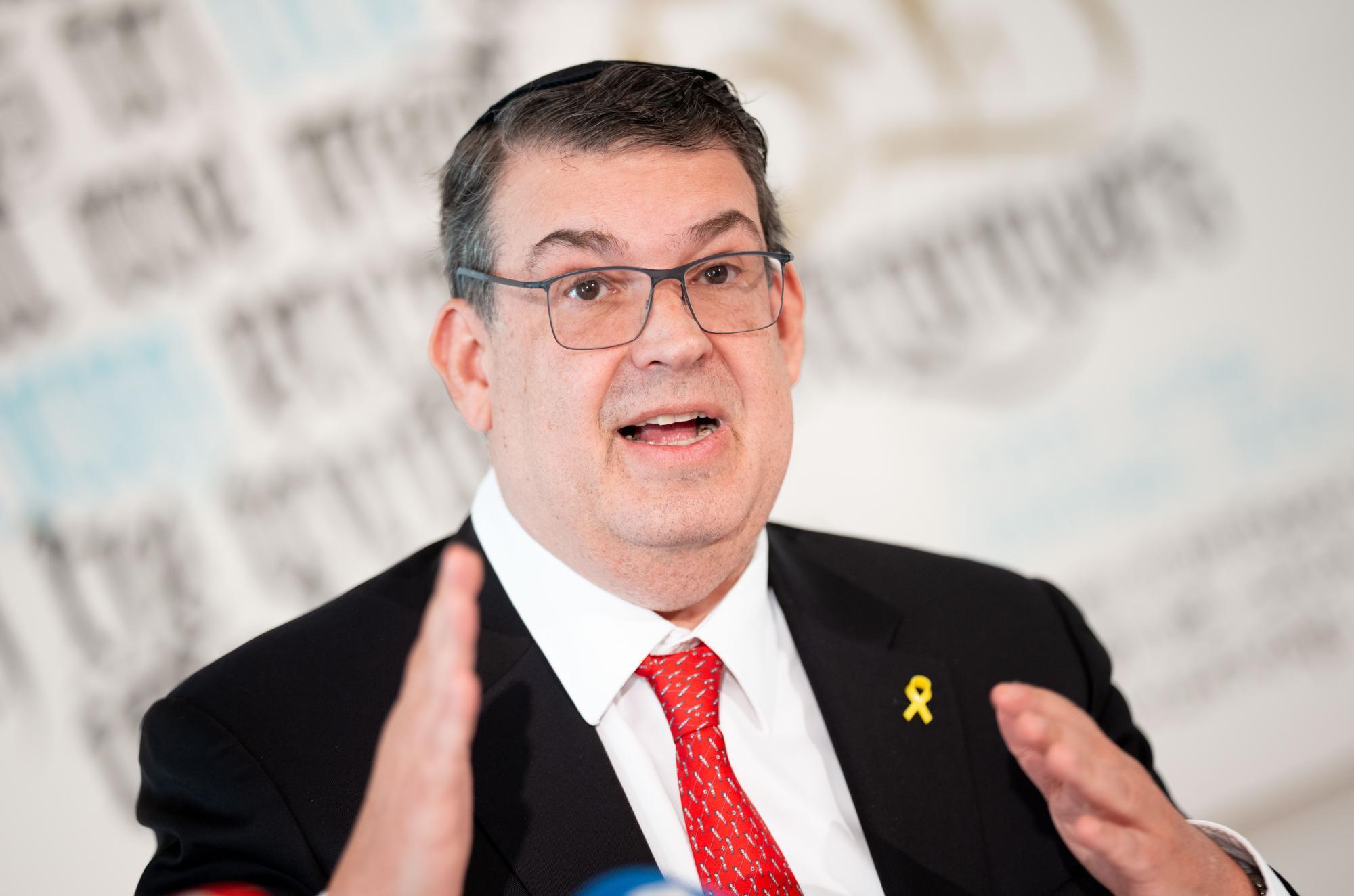 IKG-Präsident Oskar Deutsch PK ISRAELITISCHE KULTUSGEMEINDE WIEN (IKG) "JAHRESBERICHT 2024 DER ANTISEMITISMUS MELDESTELLE": DEUTSCH