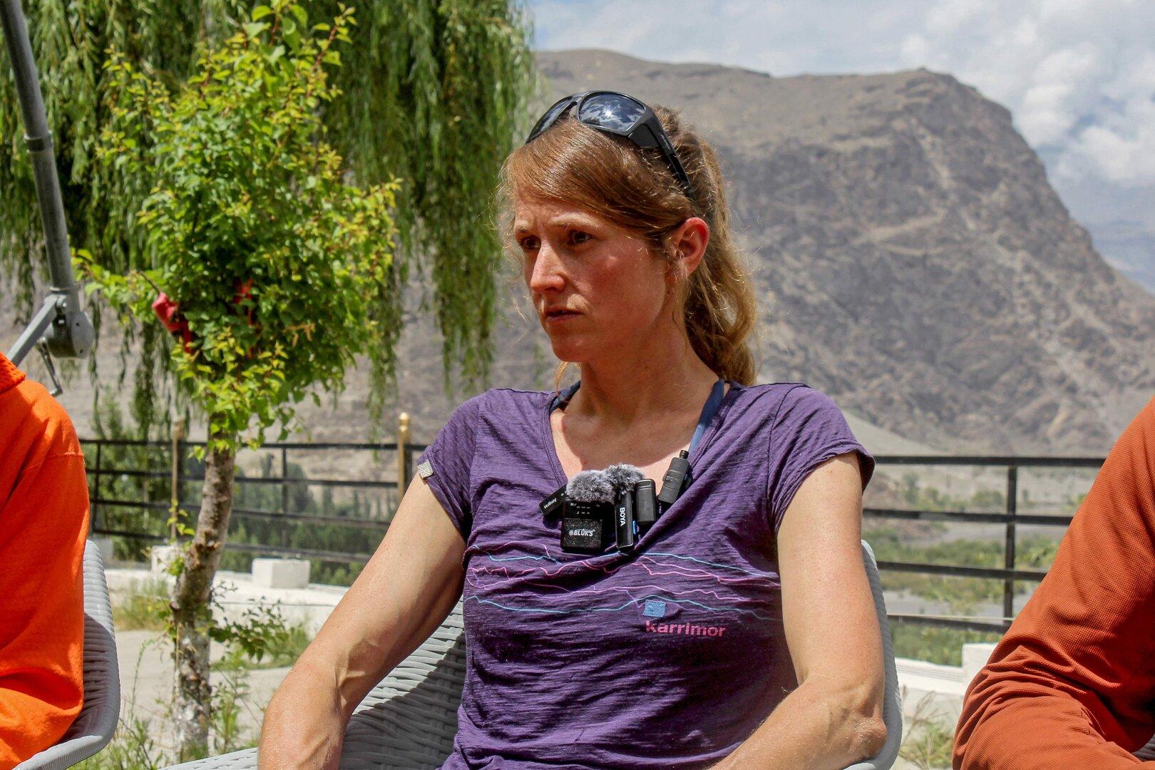 PAKISTAN-GERMANY-BIATHLON-MOUNTAINEERING-DAHLMEIER Dahlmeiers Seilpartnerin Eva Krauss
