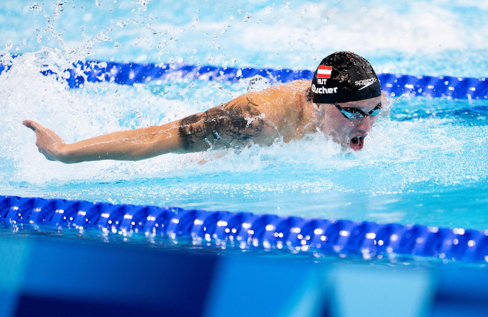 Simon Bucher z državnim rekordom v polfinale svetovnega prvenstva v Singapurju