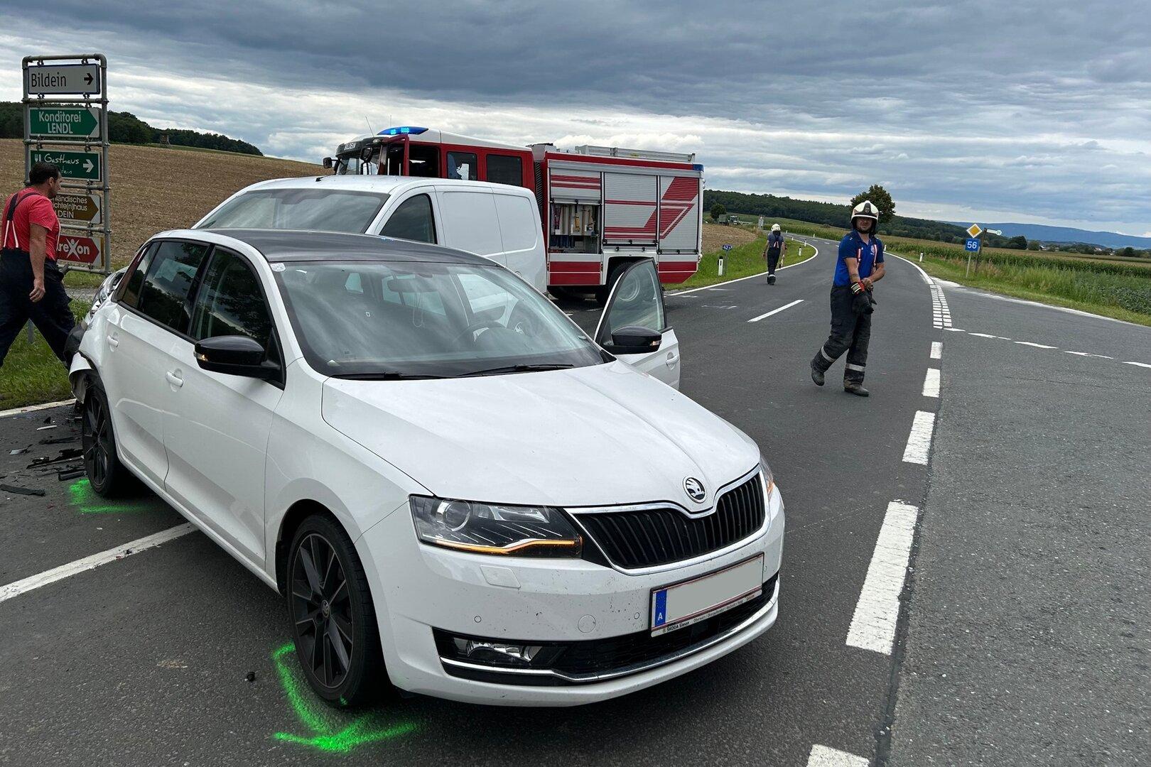 Ein Verletzter bei Kreuzungscrash im Südburgenland