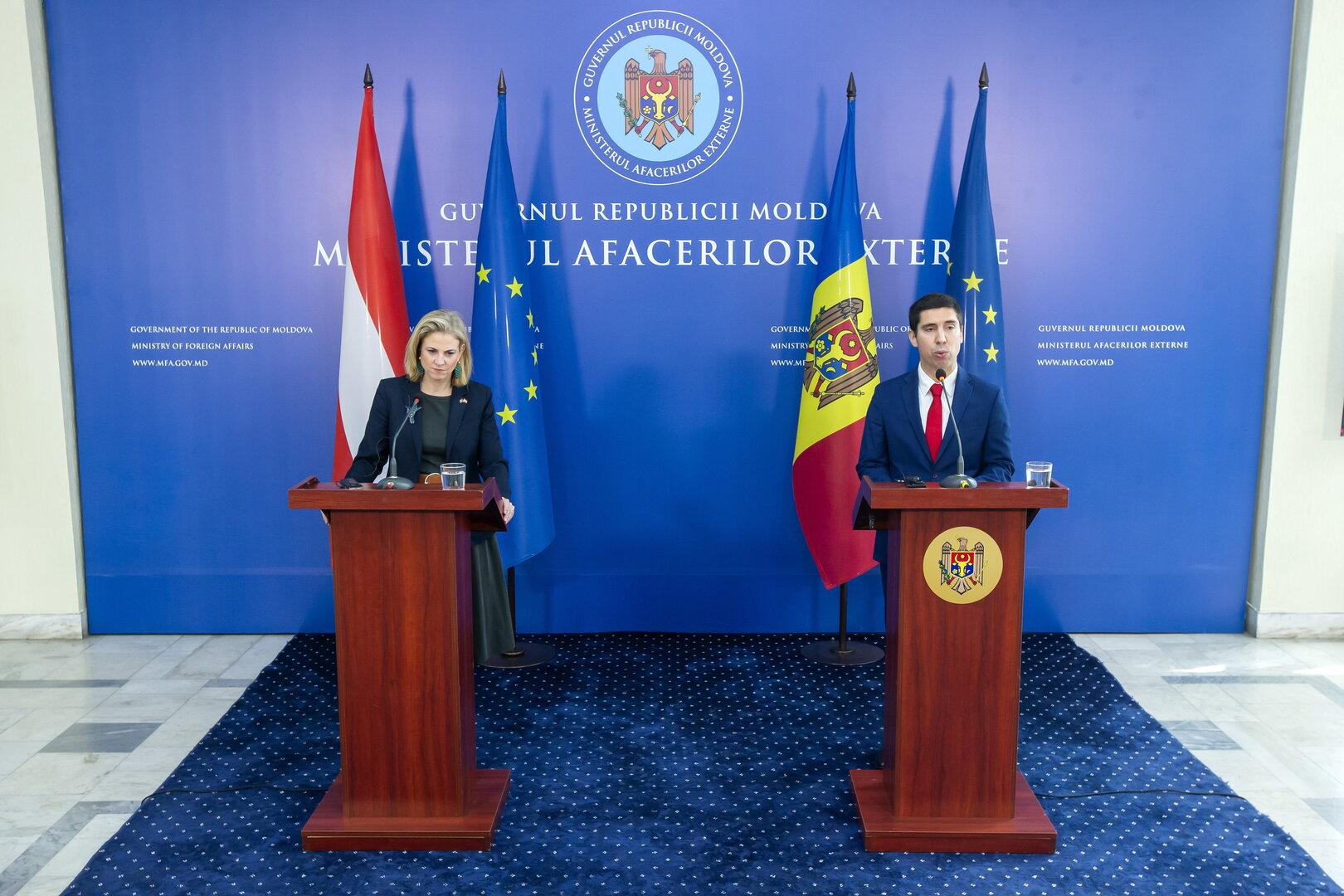 Meinl-Reisinger reiste für Gespräche in die Republik Moldau