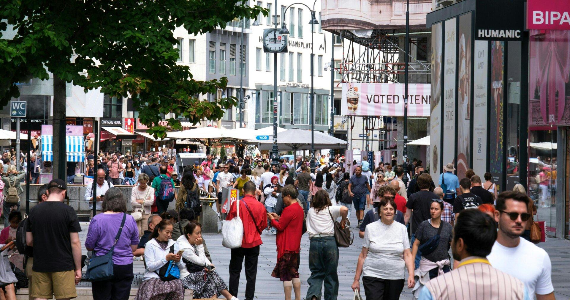 Avstrijska trgovina po štirih letih beleži realno rast prometa