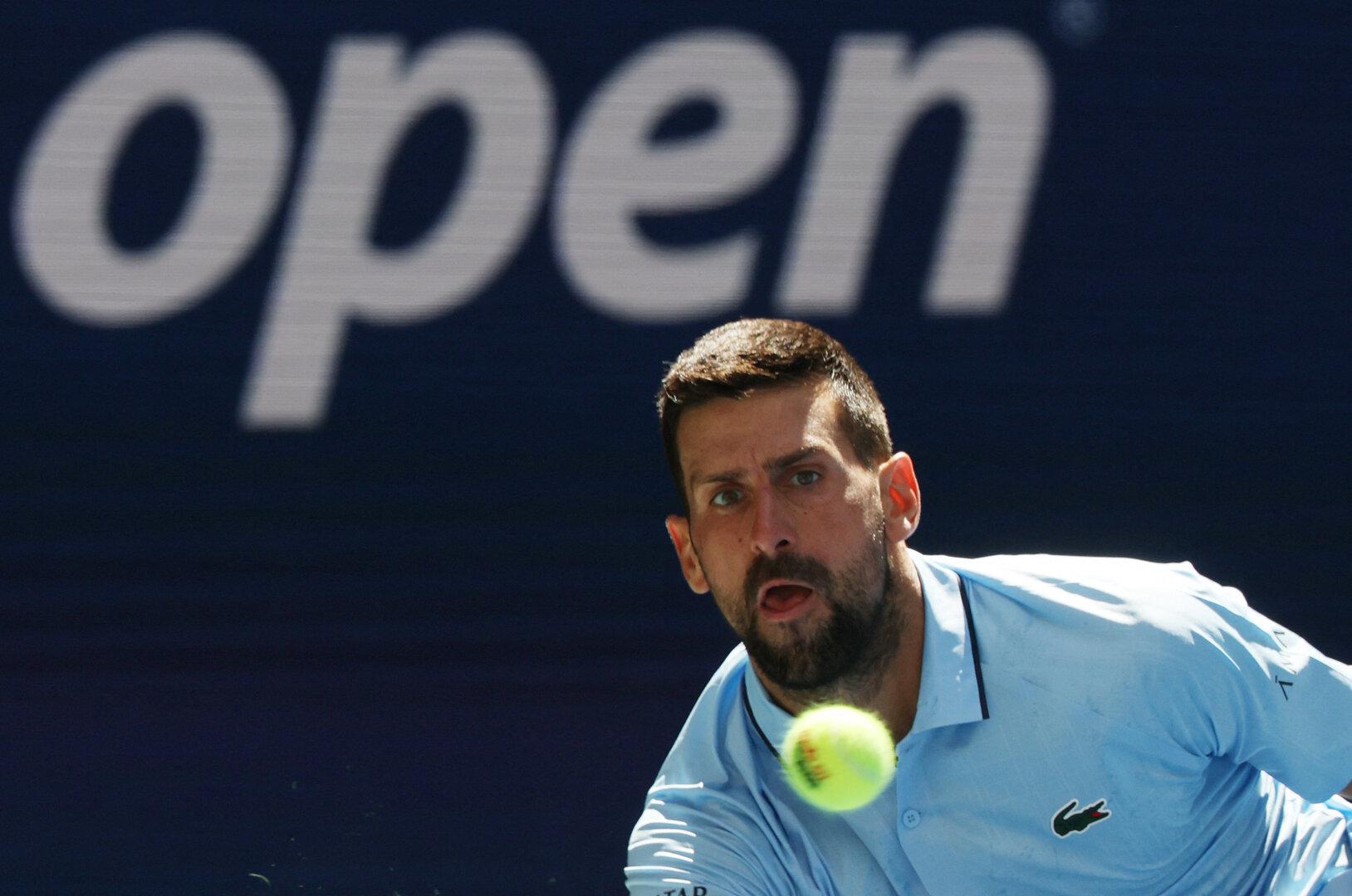 Nach Holperstart: Tennis-Star Djokovic erreicht in New York die 3.Runde