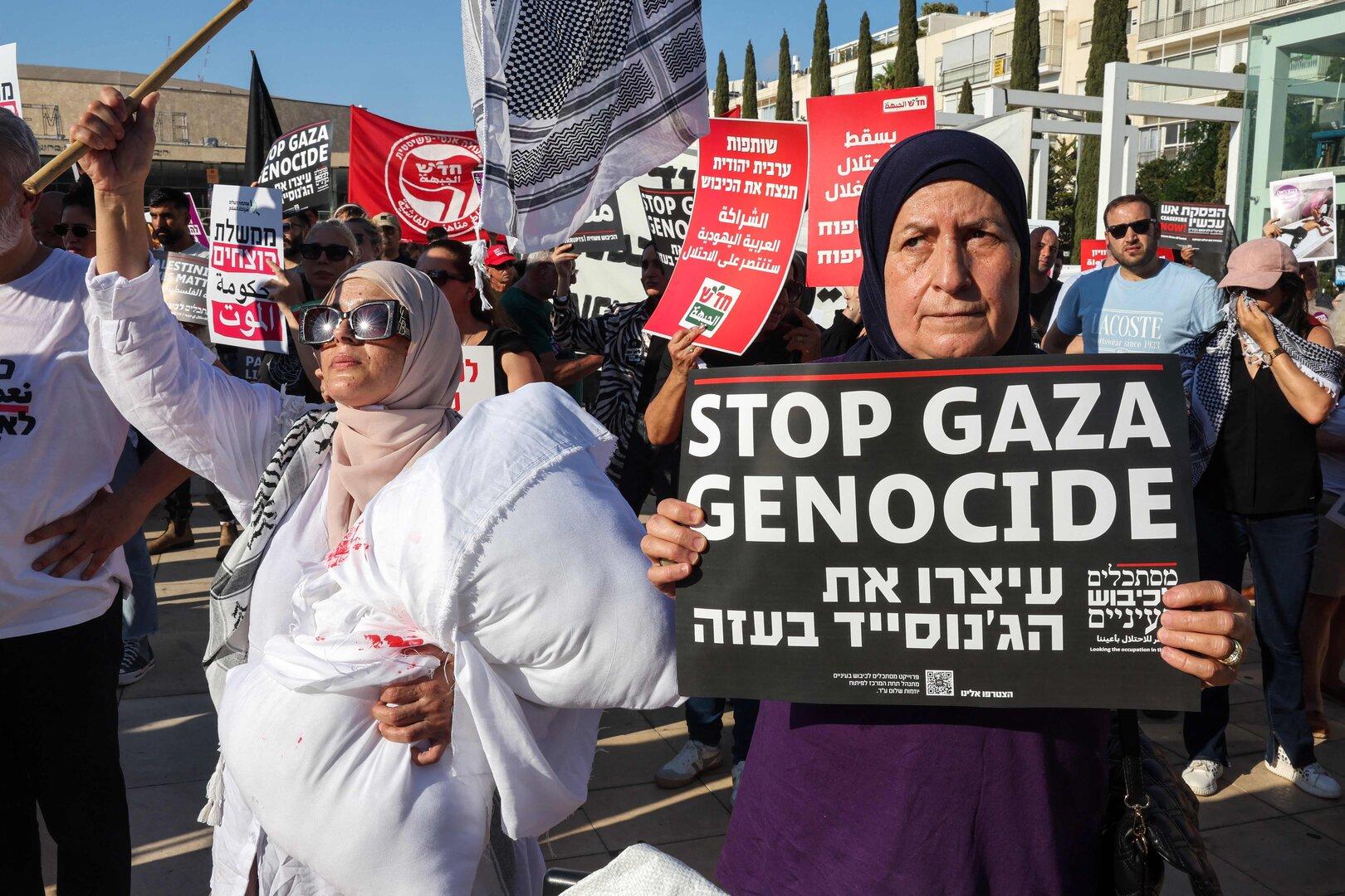 Israelische NGO: "Keine Selbstverteidigung, einfach nur vorsätzlicher Völkermord"