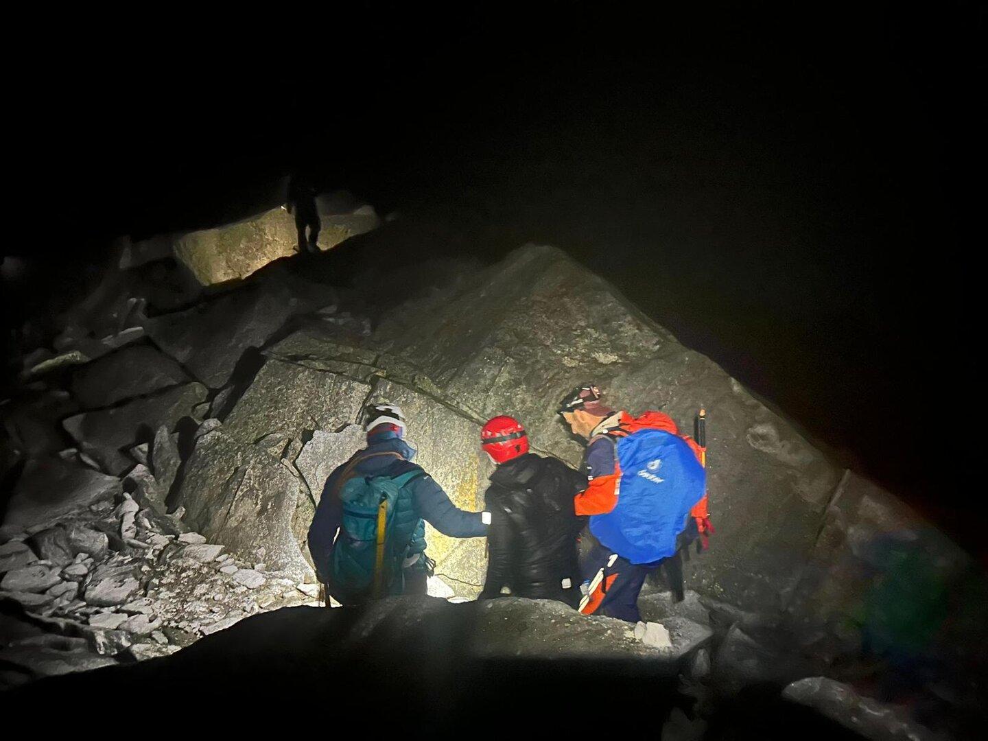 Vier verirrte Bergsteiger im Nationalpark Hohe Tauern gerettet