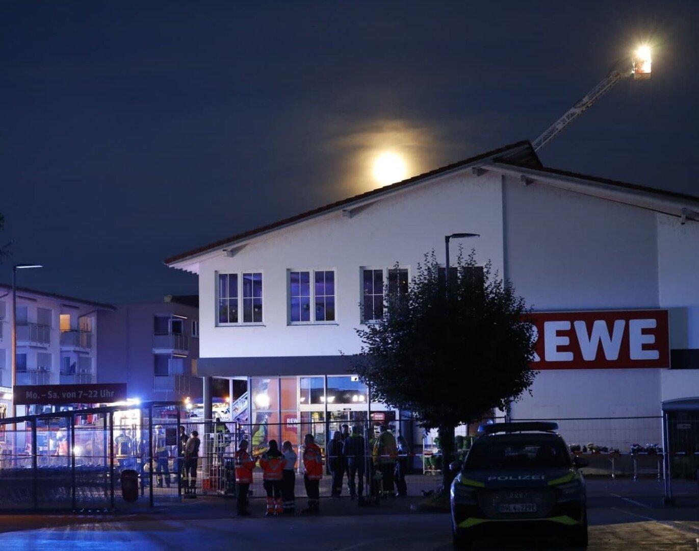 V Lauchringenu se je delno zrušila streha supermarketa