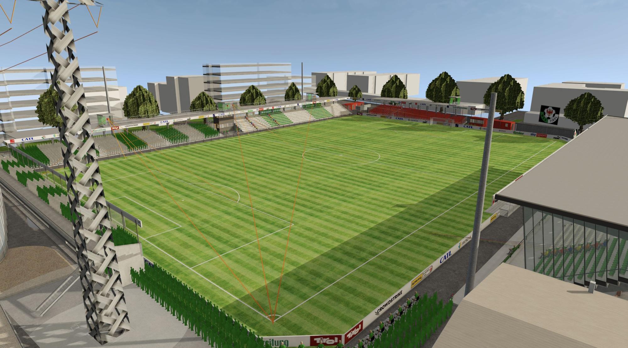 Rückkehr nach Wattens: So soll das neue Stadion der WSG Tirol aussehen