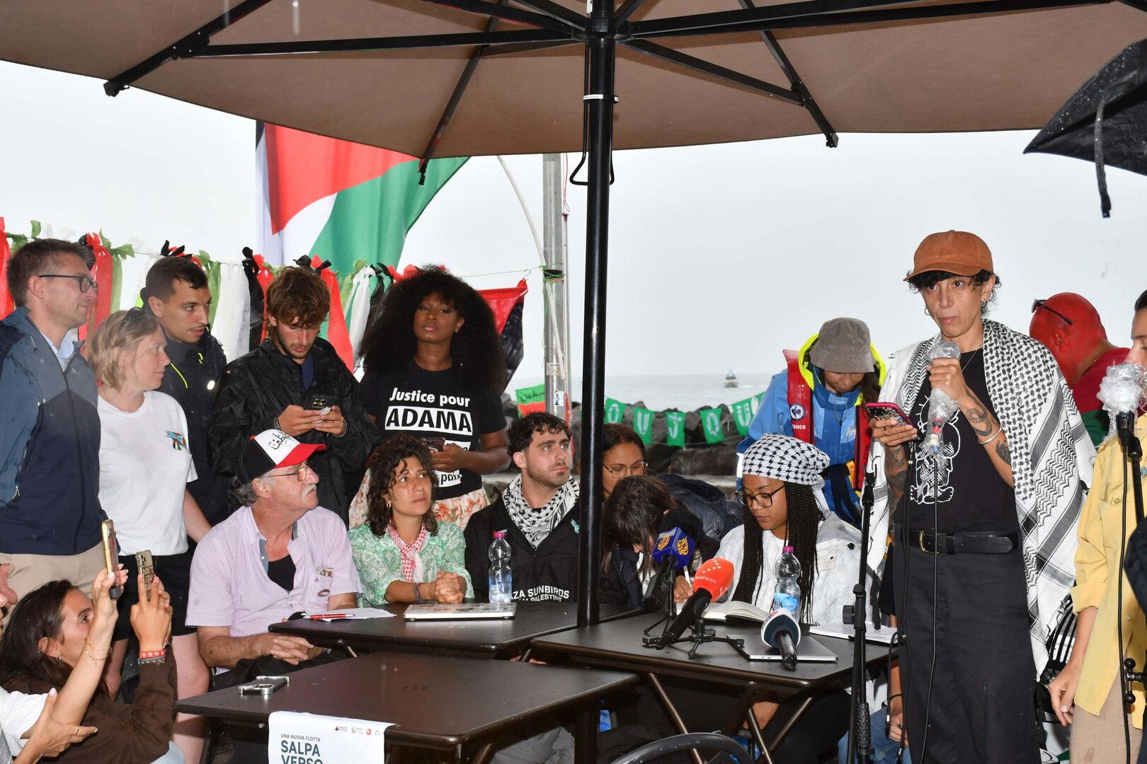 "Entwürdigen die Sache": Streit in Gaza-Flotte, Greta schied aus Führung aus