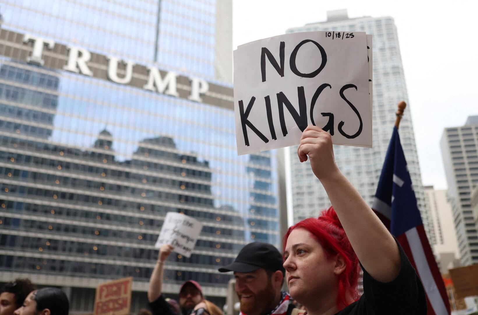 "No Kings": Millionen Amerikaner protestieren gegen Trump