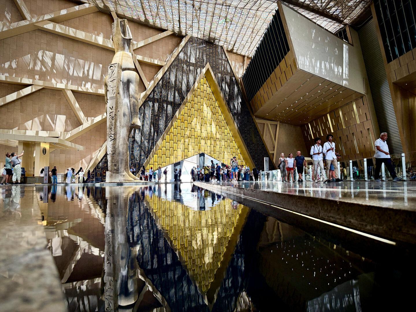 Ancient Ramses II statues epic journey from Cairo square to Egypts Grand Museum