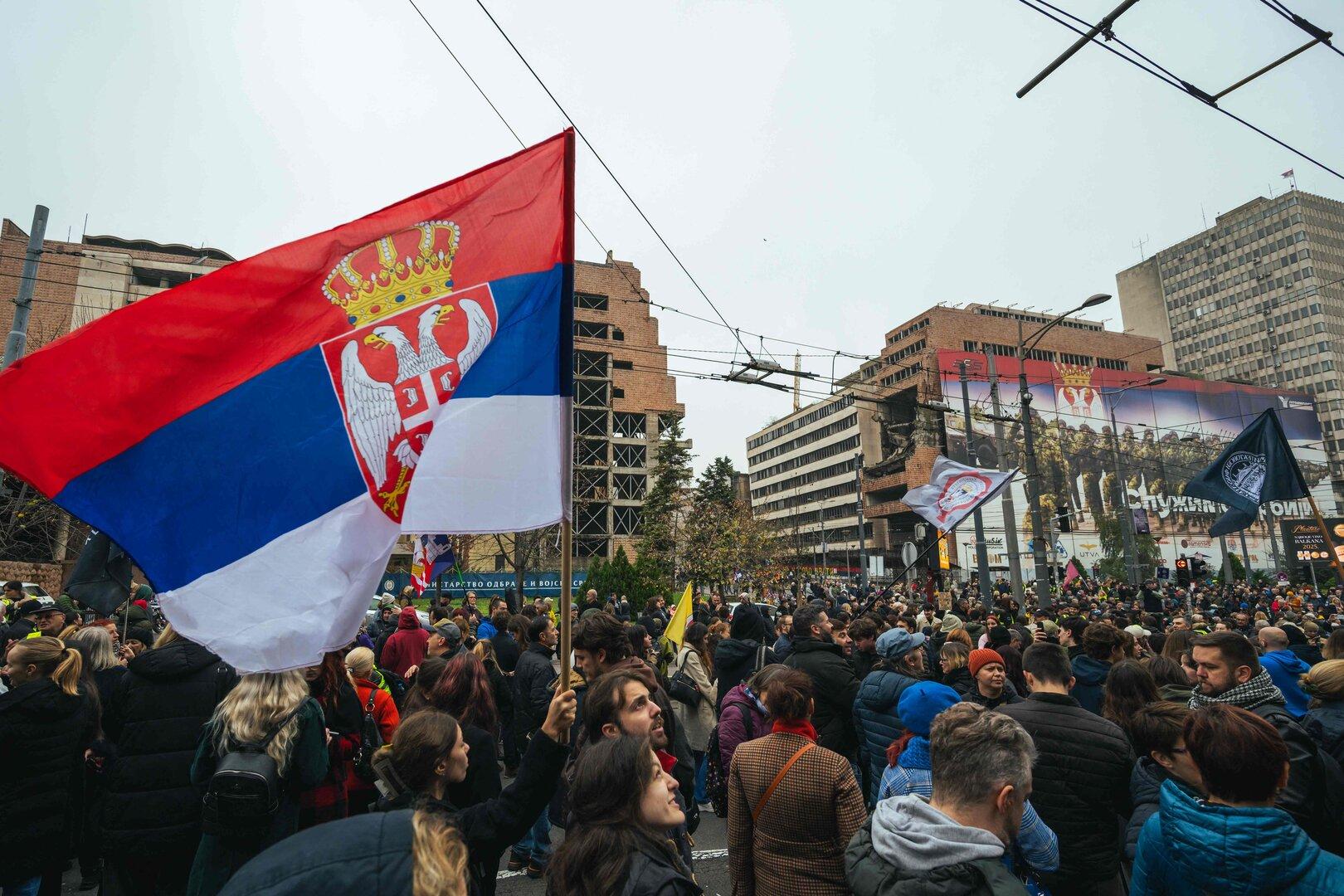 Luxus-Hotel statt Kulturdenkmal: Protest gegen Kushner-Bauprojekt in Belgrad