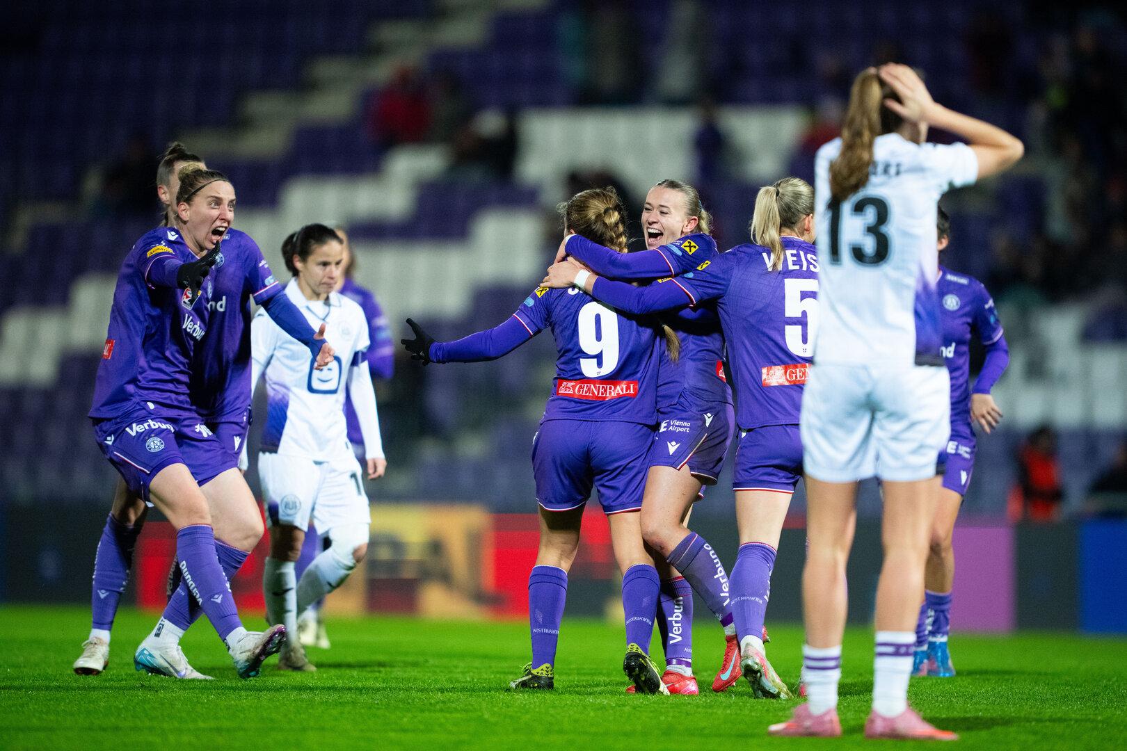 2:1 gegen Anderlecht: Die Austria-Frauen stehen im Viertelfinale