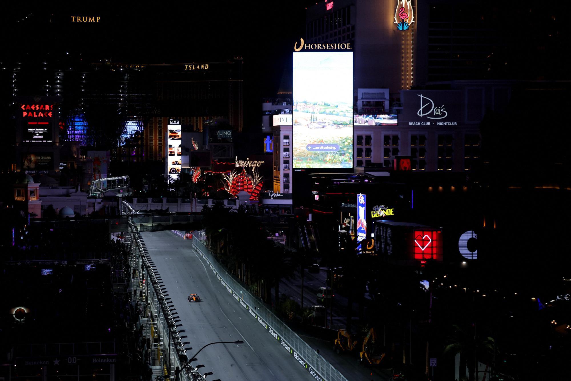 Norris glänzte mit der ersten Bestszeit in Las Vegas