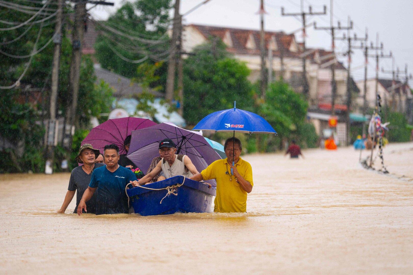 Rekord-Monsun in Südthailand: Mindestens 13 Tote