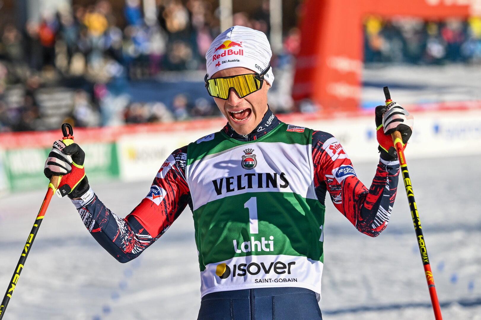 Sieg im 1.Saisonrennen: ÖSV-Kombinierer Lamparter in Hochform