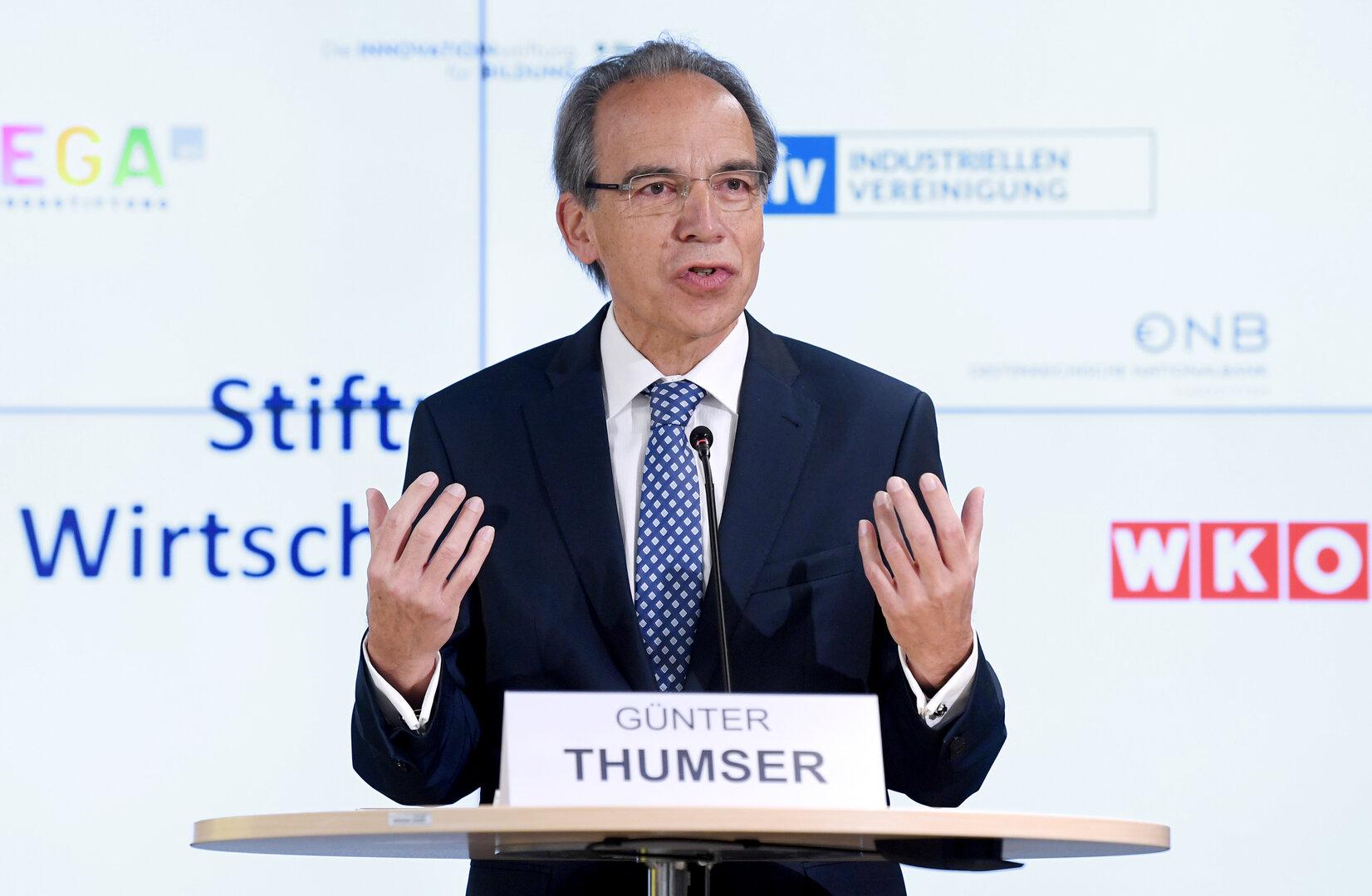 PK INITIATIVE ZUR STÄRKUNG DER WIRTSCHAFTSBILDUNG: THUMSER