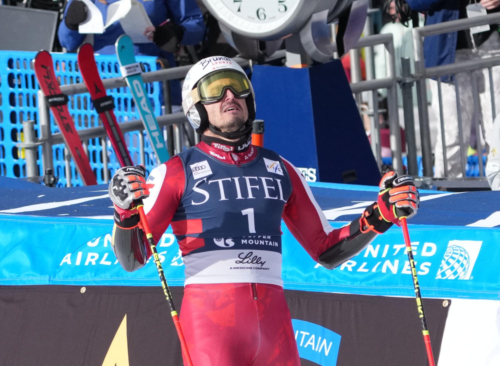 Stefan Brennsteiner jubelt