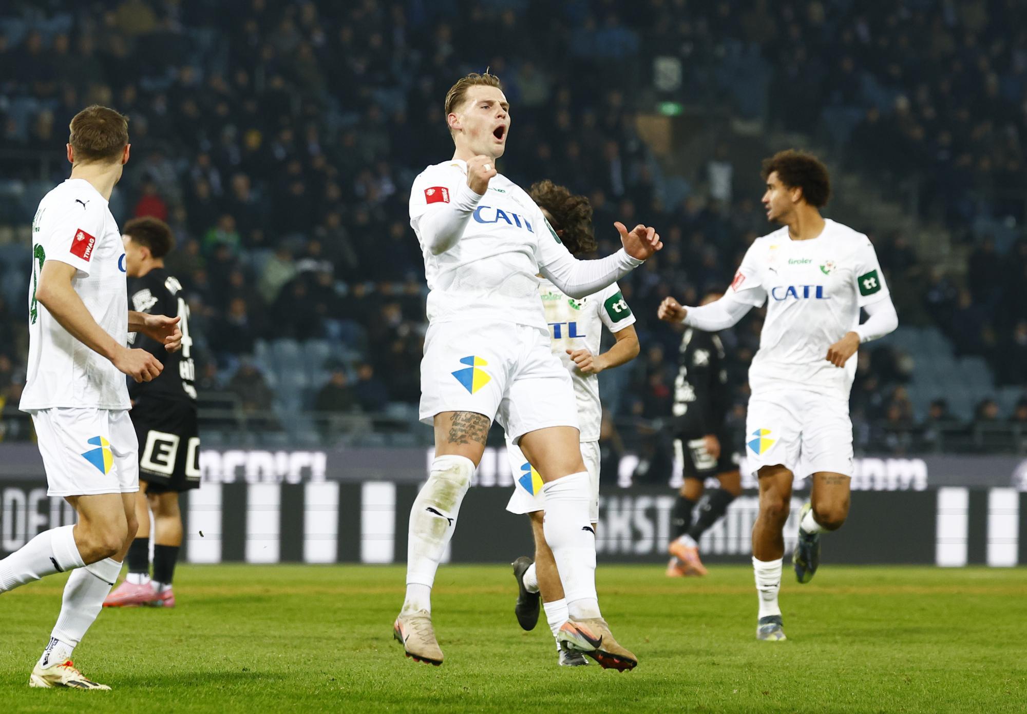 Nikolai Baden-Frederiksen traf zwei Mal gegen Sturm