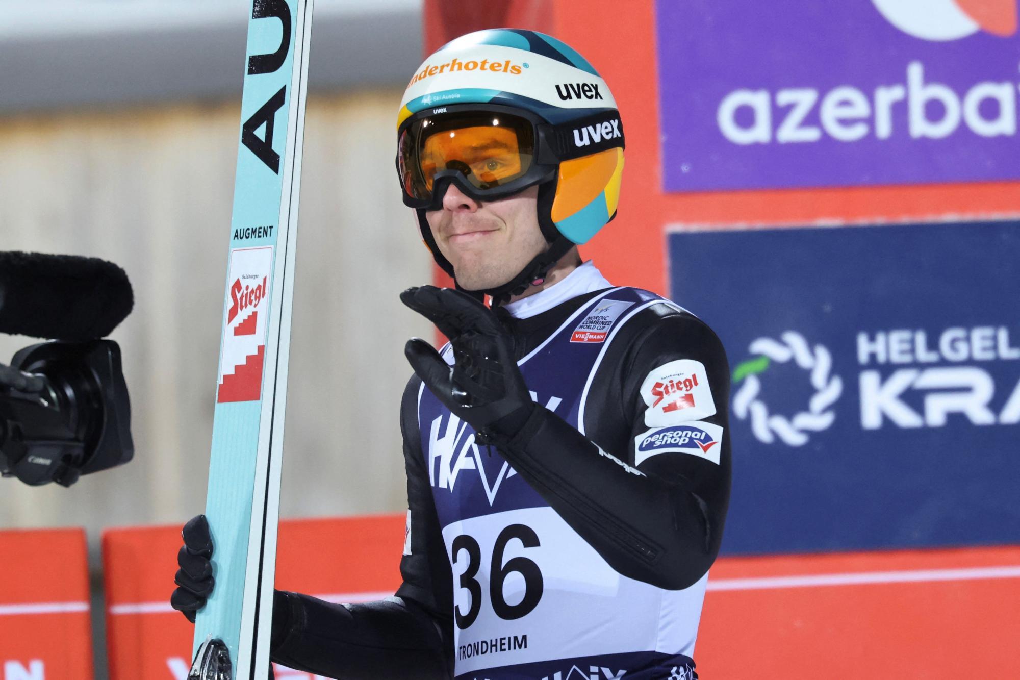 FIS World Cup Cross-Country and Nordic Combined Skiing Franz-Josef Rehrl präsentierte sich in Trondheim in starker Verfassung