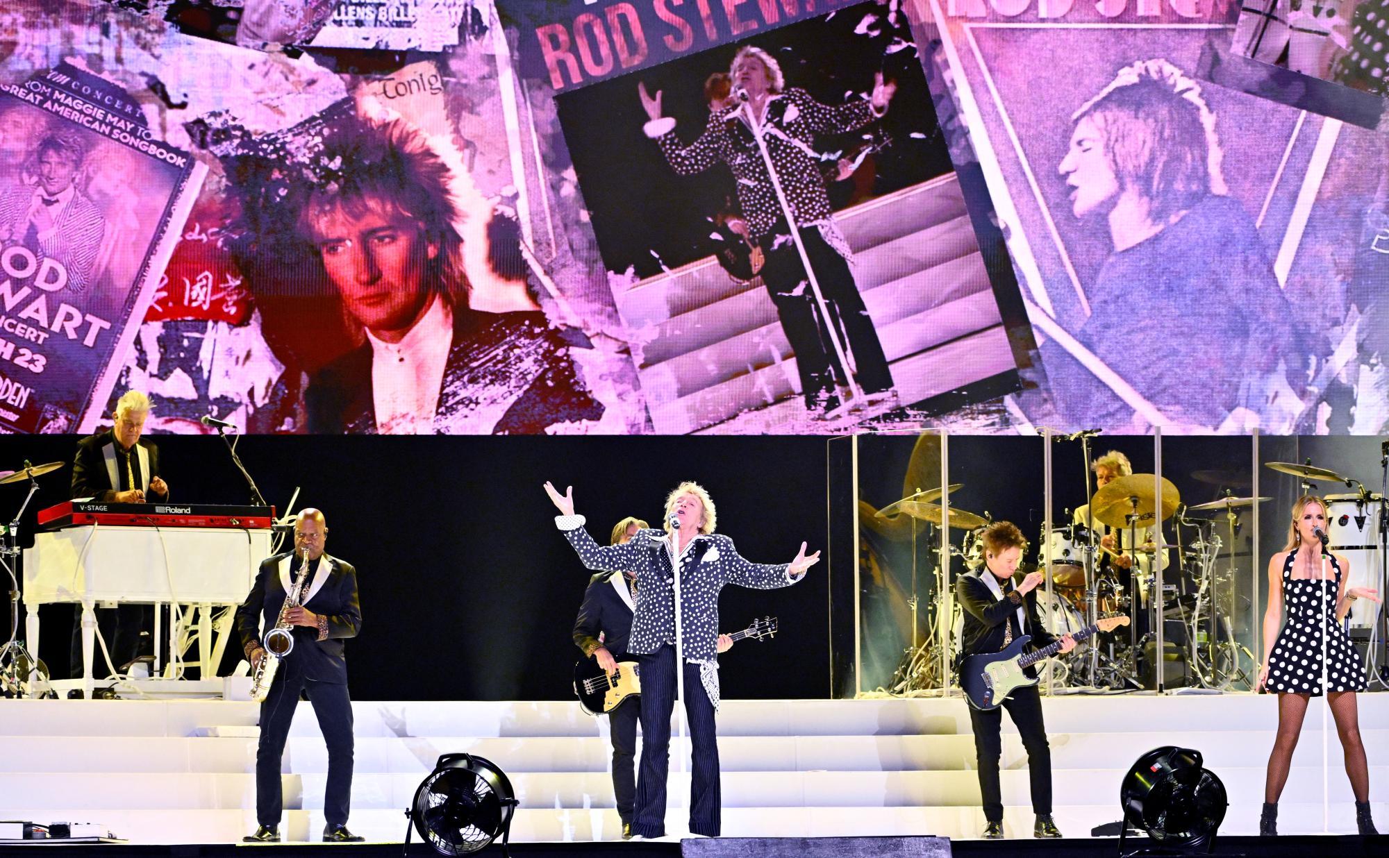 ++ HANDOUT ++ KONZERT: ROD STEWART Rod Stewart in der Wiener Stadthalle
