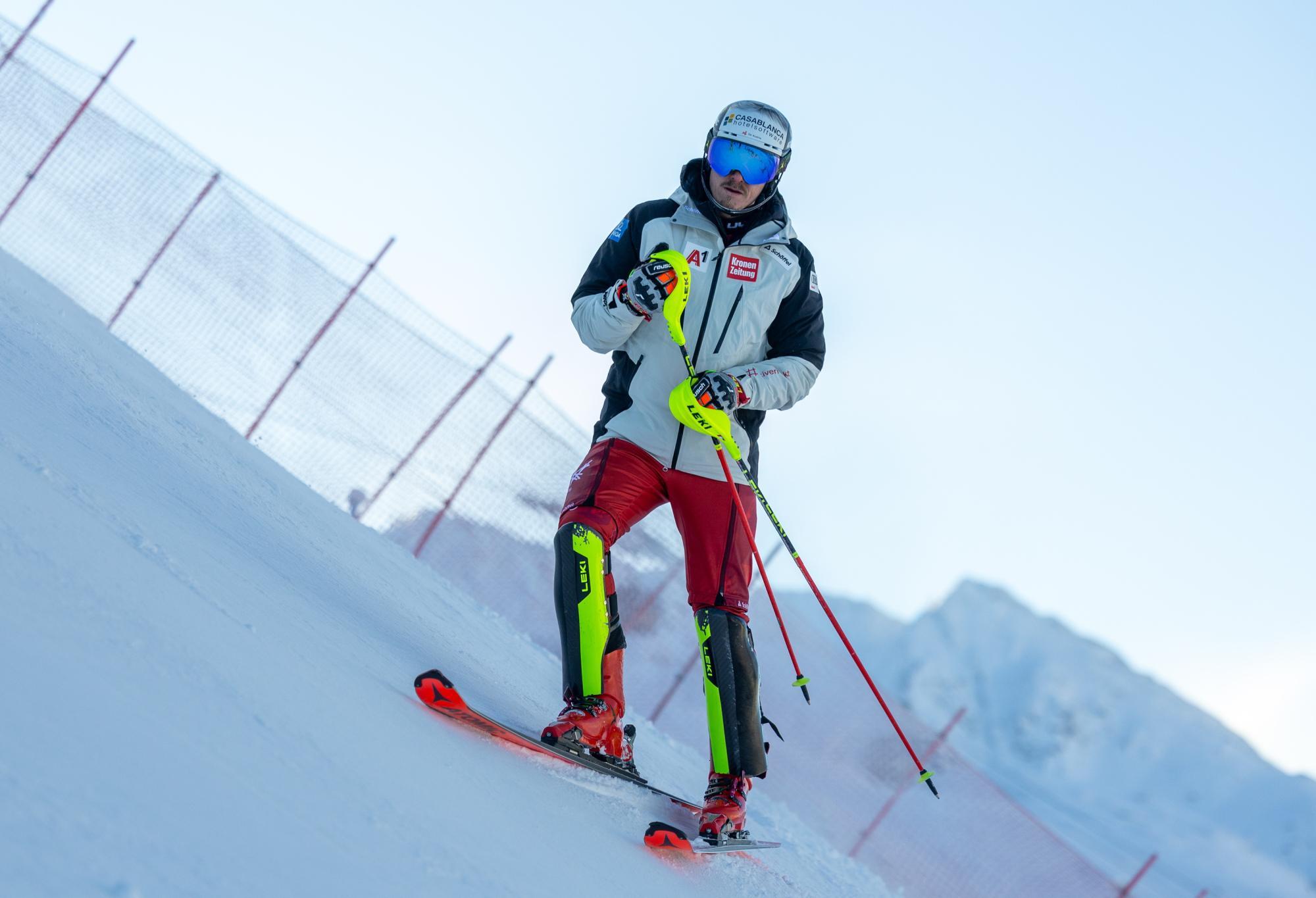 SKI ALPIN WELTCUP IN HOCHGURGL: SLALOM MÄNNER: FELLER (AUT) Manuel Feller wartet noch auf ein Topergebnis