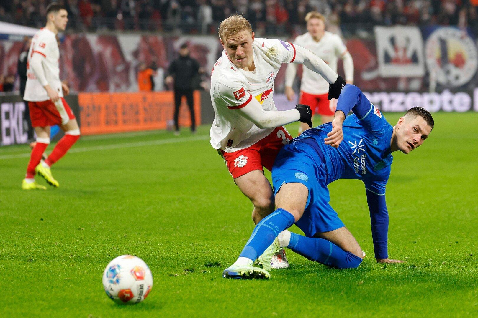 Schlager-Tor half nichts: Leipzig unterlag Leverkusen 1:3
