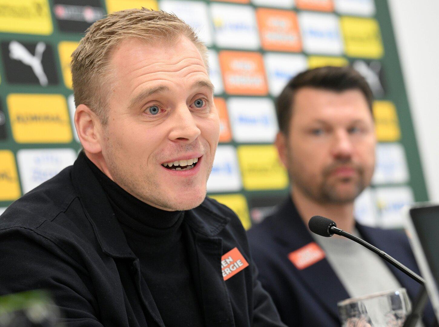 PK SK RAPID PRÄSENTATION DES NEUEN CHEFTRAINERS JOHANNES HOFF THORUP