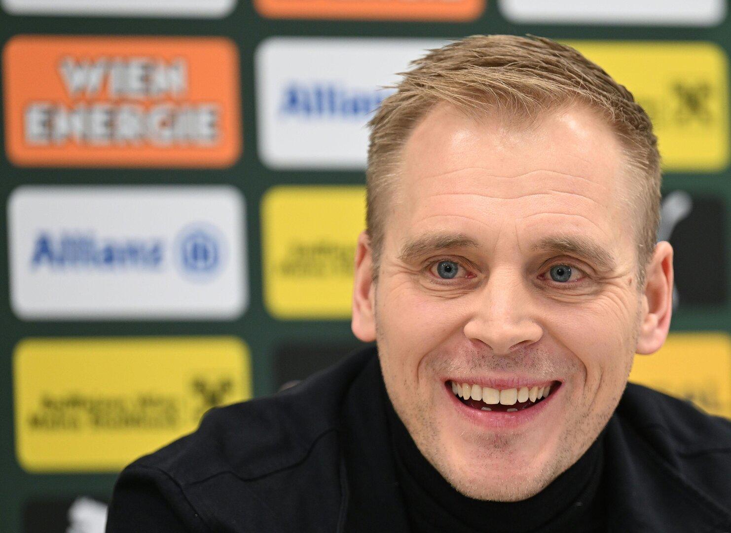 PK SK RAPID PRÄSENTATION DES NEUEN CHEFTRAINERS JOHANNES HOFF THORUP