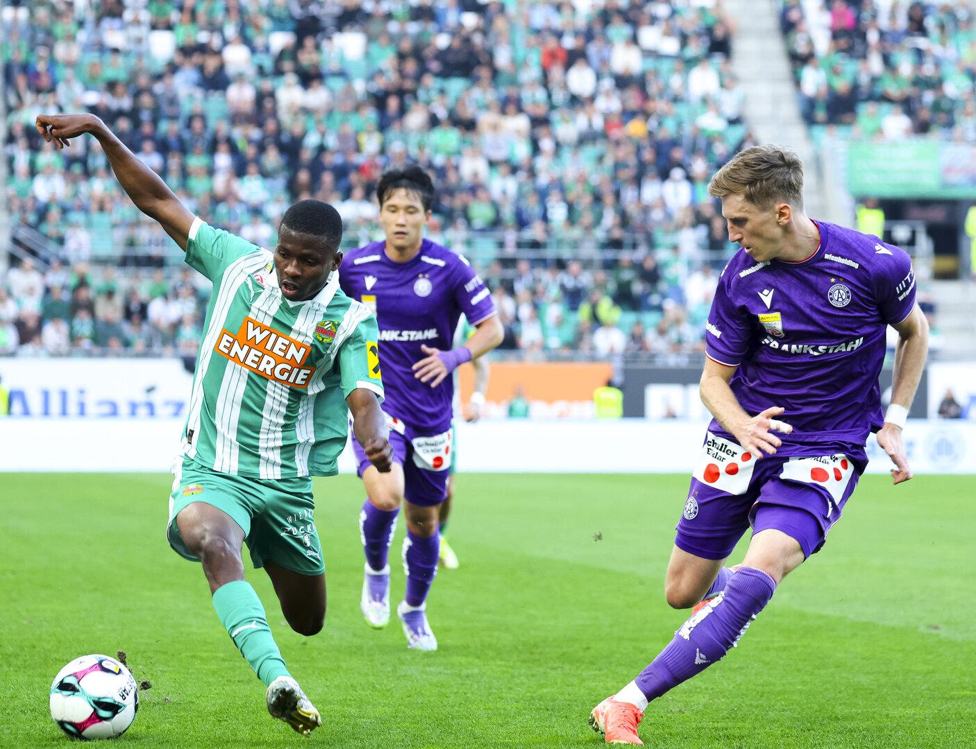 Am Sonntag trifft die Austria auf Rapid