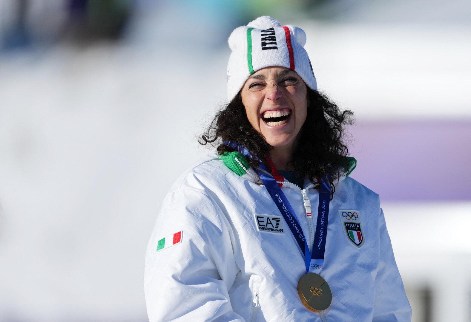 Alpine Skiing - Women's Giant Slalom Victory Ceremony