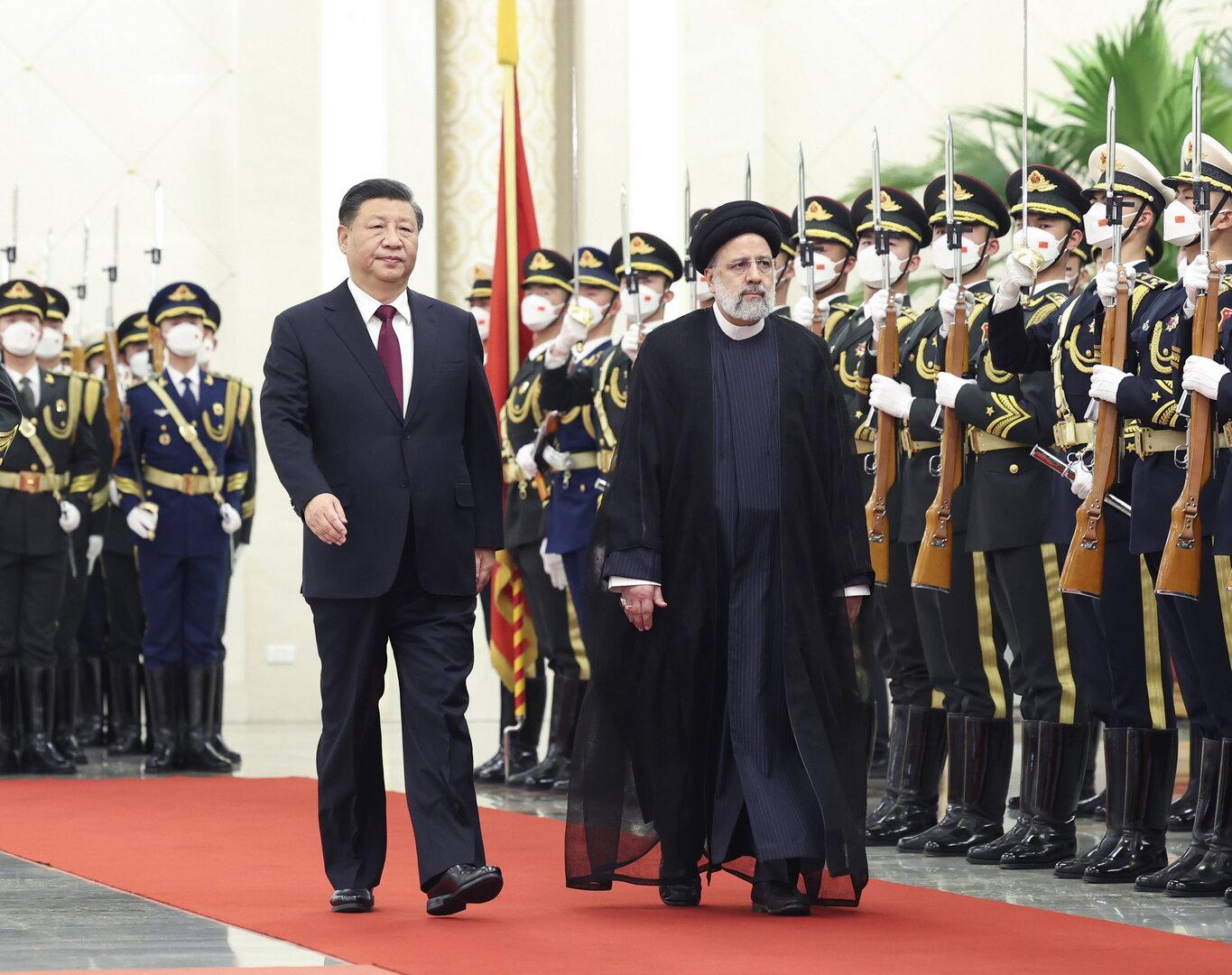 Chinese President Xi meets Iran's President Raisi in Beijing