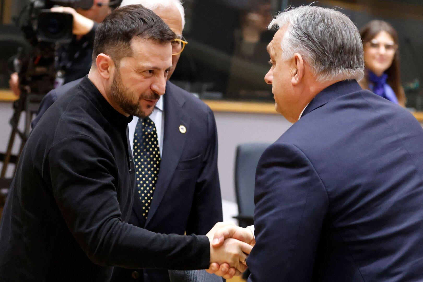 Im Streit zwischen Orban und Selensky wird es persönlich - und brutal