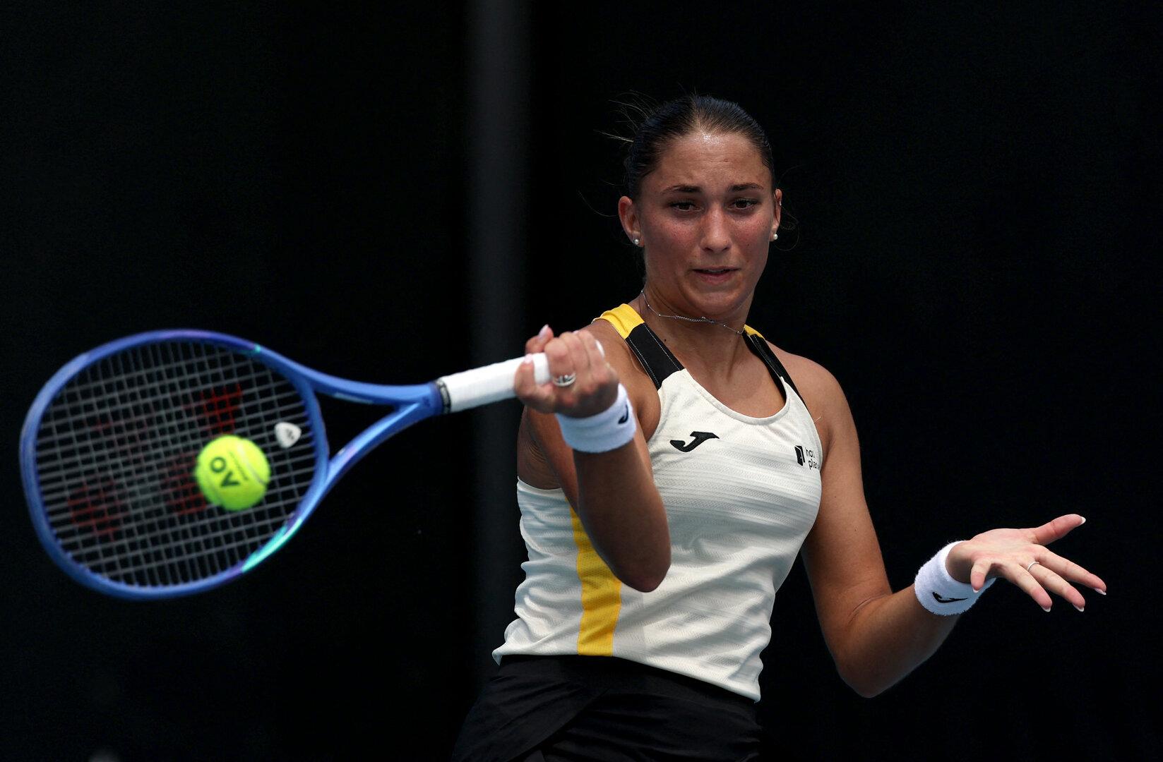 Panna Udvardy bei den Australian Open.