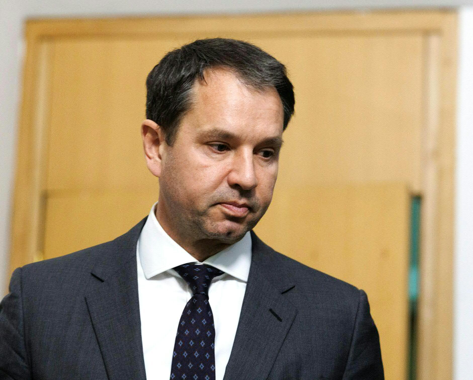 Ex-ÖBAG-Chef Thomas Schmid beim Prozess gegen ÖVP-Klubobmann Wöginger