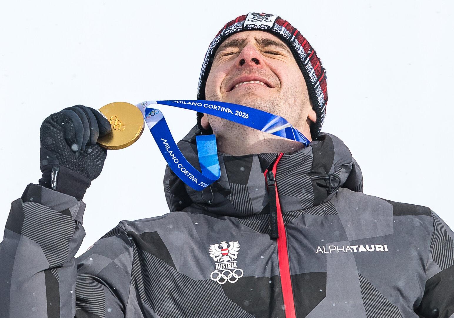 Snowboard-Crosser Alessandro Hämmerle gewann bei den Olympischen Spielen in Mailand-Cortina zum zweiten Mal Gold