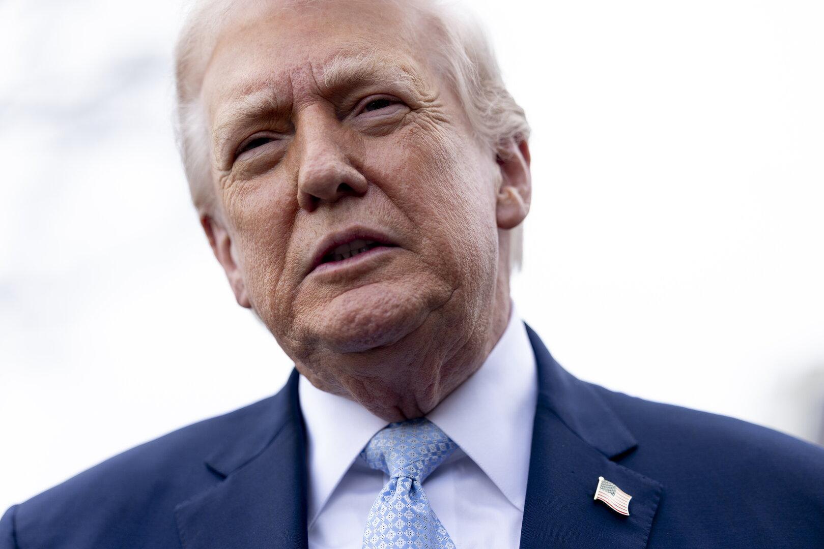 US President Trump departs the White House to spend the weekend at Mar-a-Lago