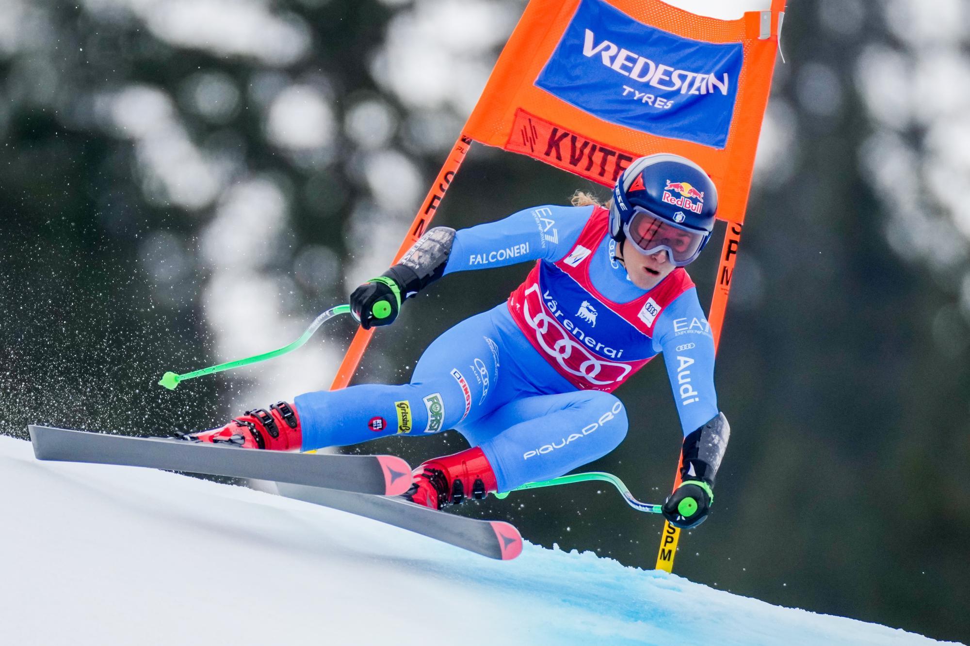 Ski-Star Sofia Goggia holt die Weltcup-Kristallkugel im Super-G