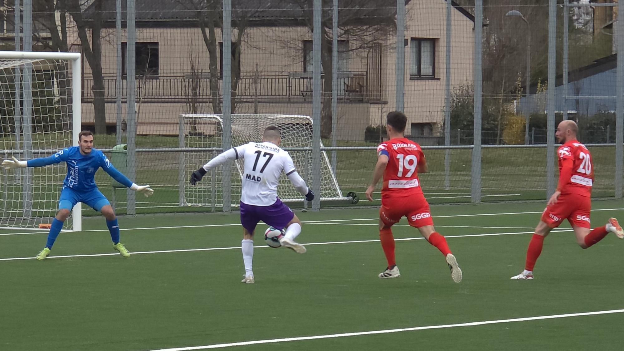 Mauer beinahe mit dem 1:0 in der Schlussphase