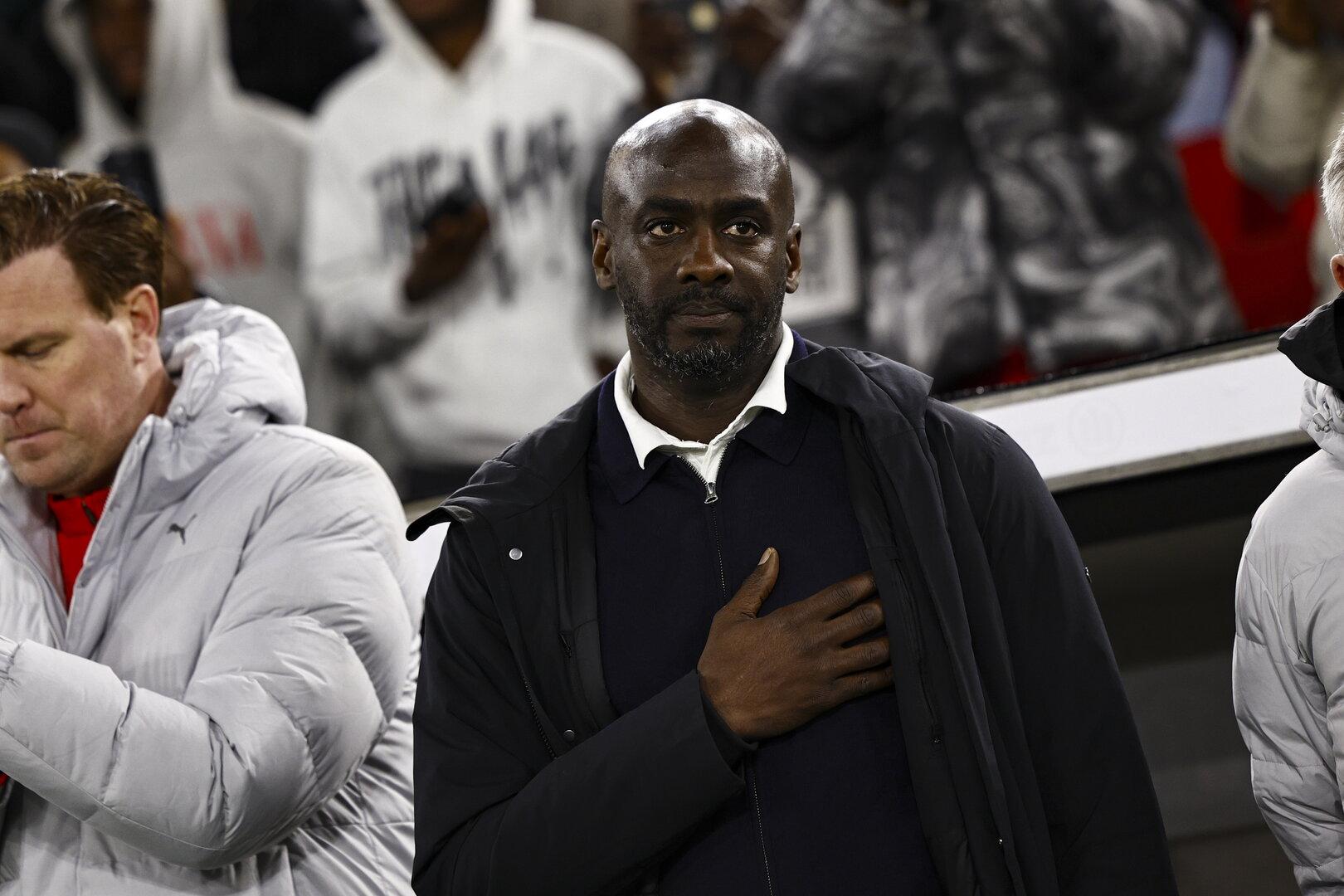 Letztes Spiel als Teamchef: Otto Addo vor dem 1:2 gegen Deutschland.