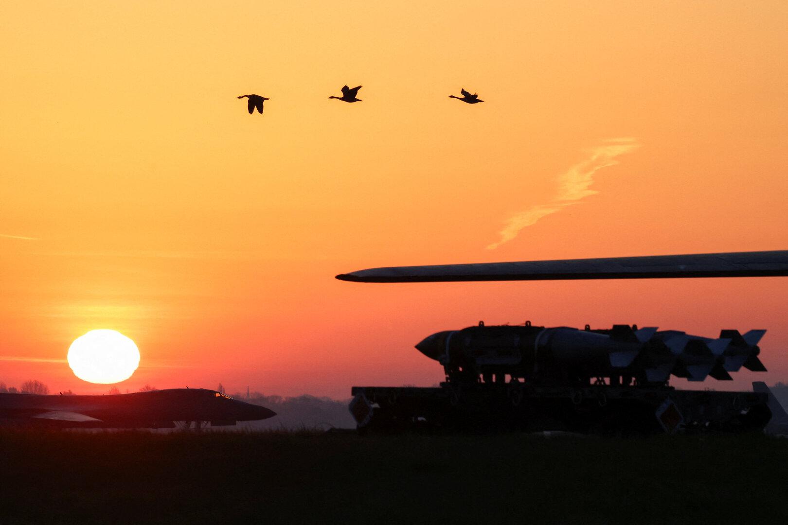 RAF Fairford airbase after a two-week ceasefire in the Iran war was announced