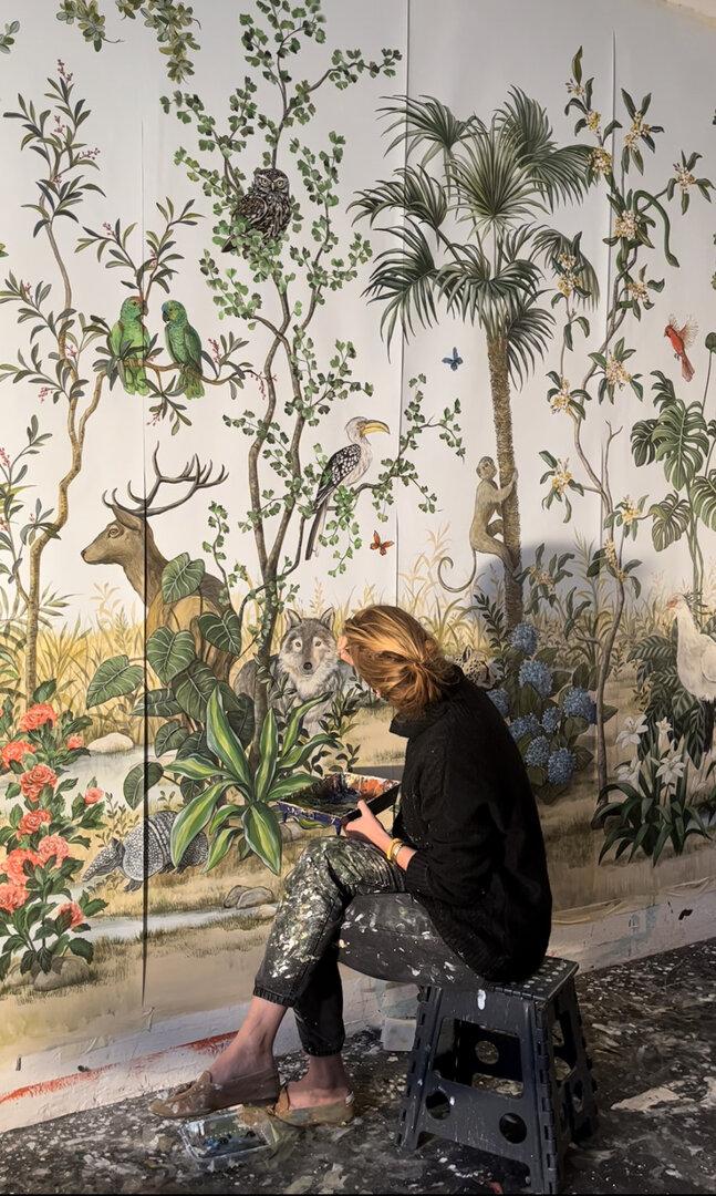 Wohntrend: So schaffen zwei Österreicherinnen Unikate an Wänden